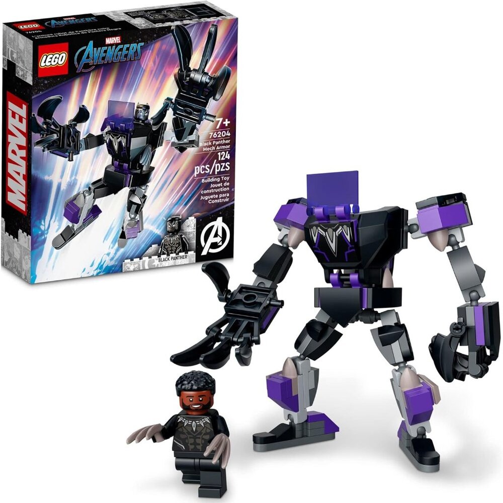 Lego   Marvel Black Panther Mech Armor 76204 New In Box